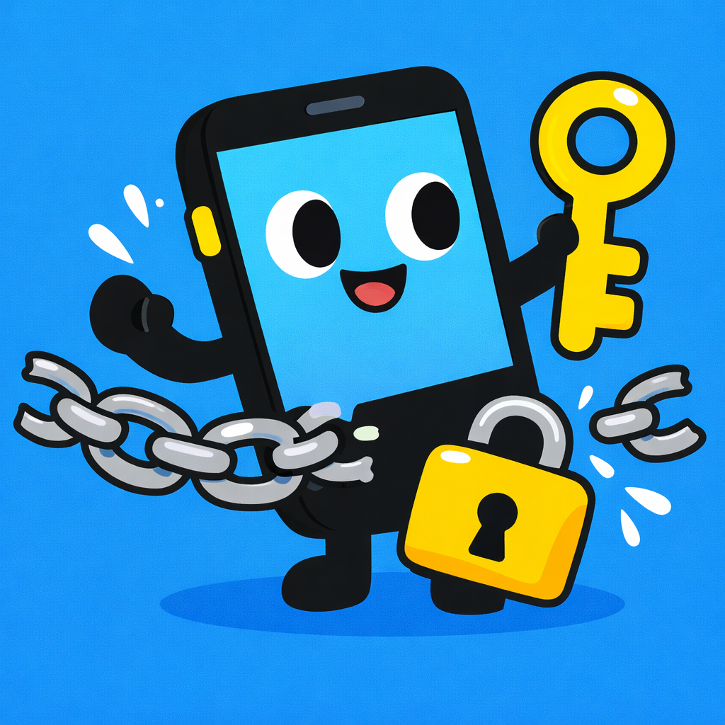 Illustration of person putting phone down, digital detox, mindful technology use. Context: Gives readers concrete tools to reduce digital anxiety and reclaim time for meaningful ac