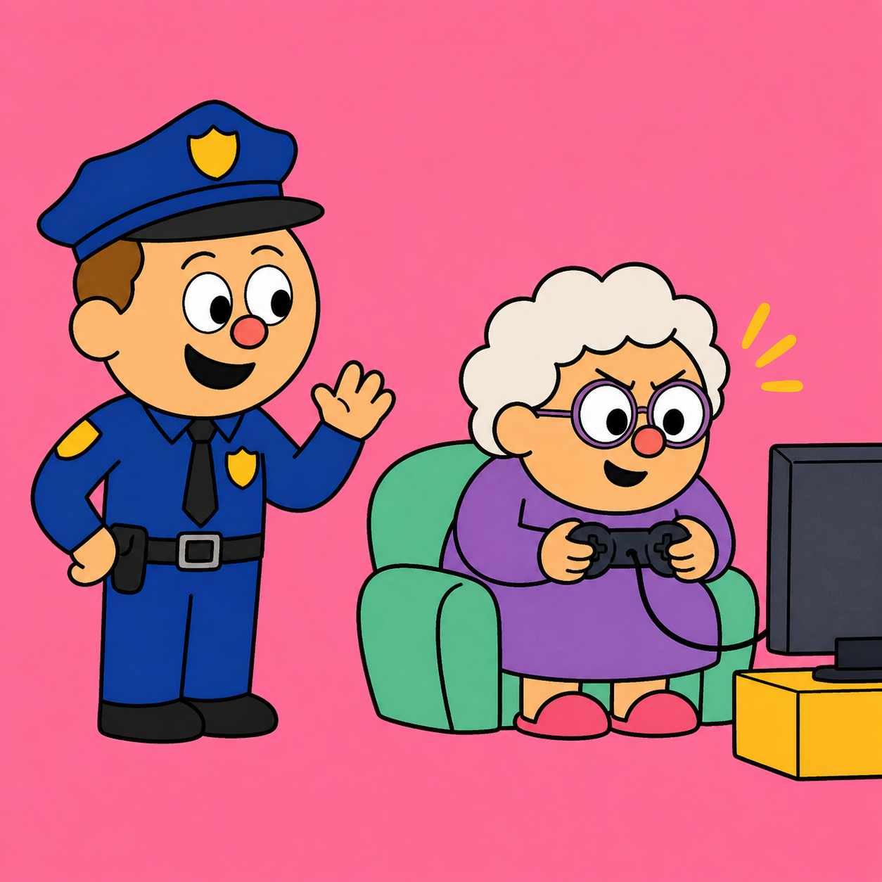 Welfare Check Finds 91-Year-Old Absorbed in Video Games