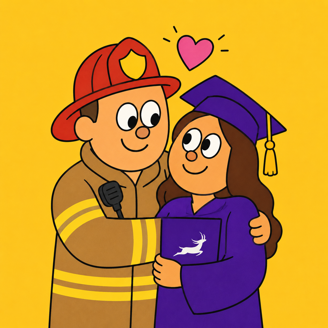 Firefighter attends graduate's milestone 22 years after delivery