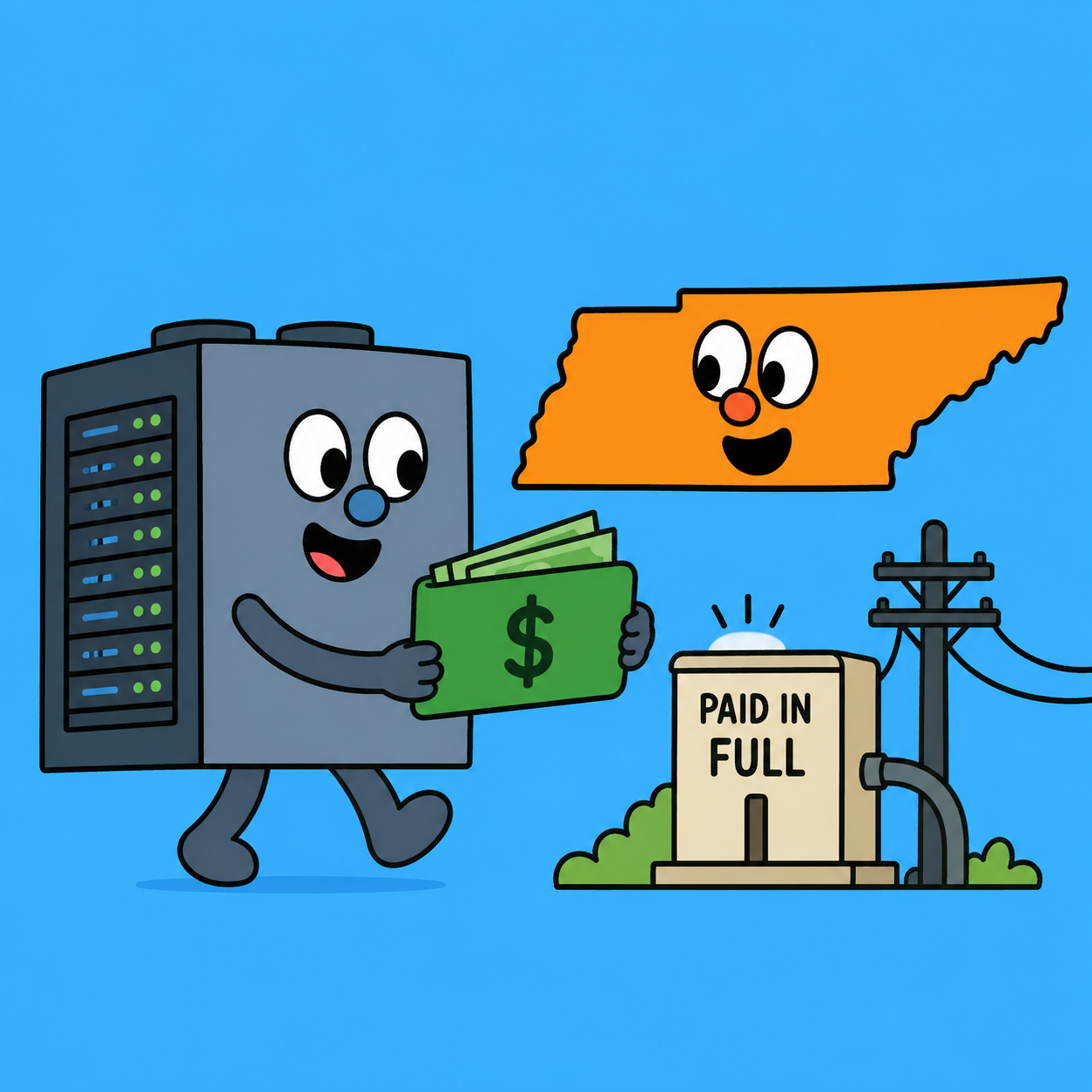 Tennessee Protects Residents From Data Center Power Costs