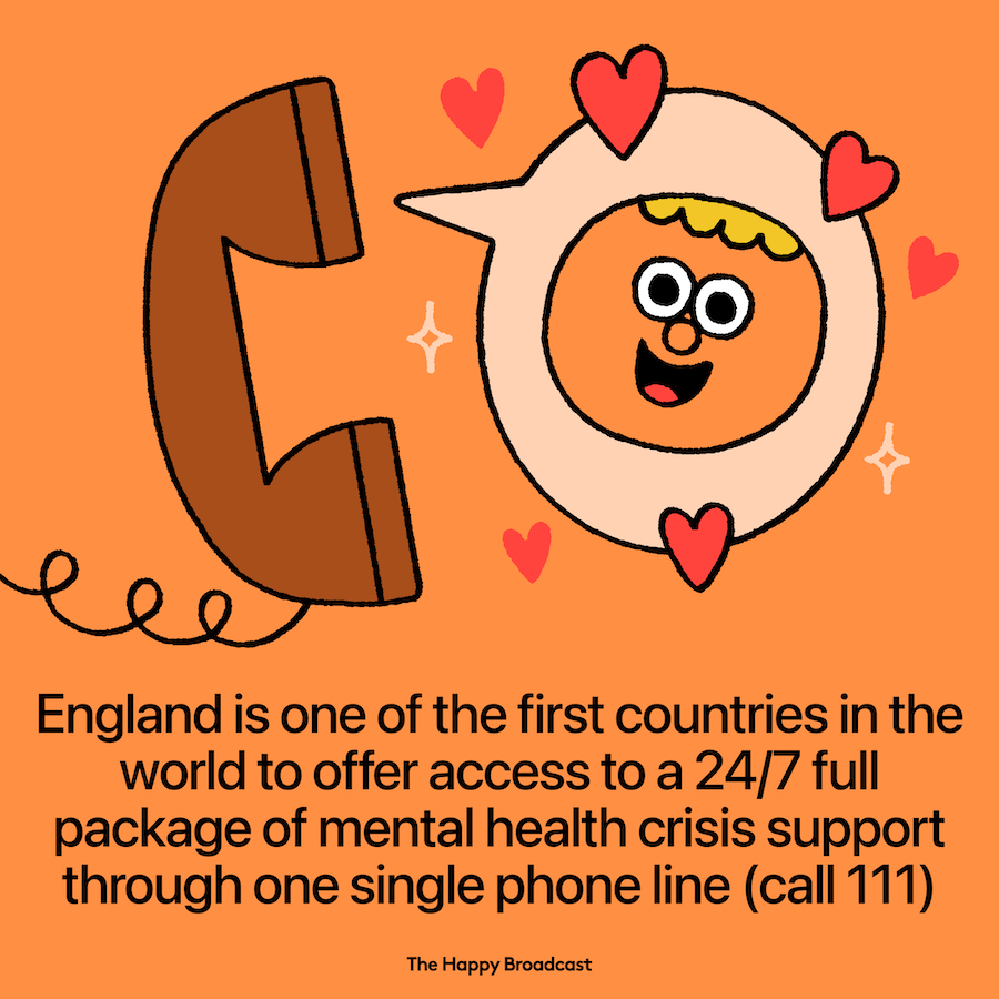 A new 24/7 mental health crisis line in Britain
