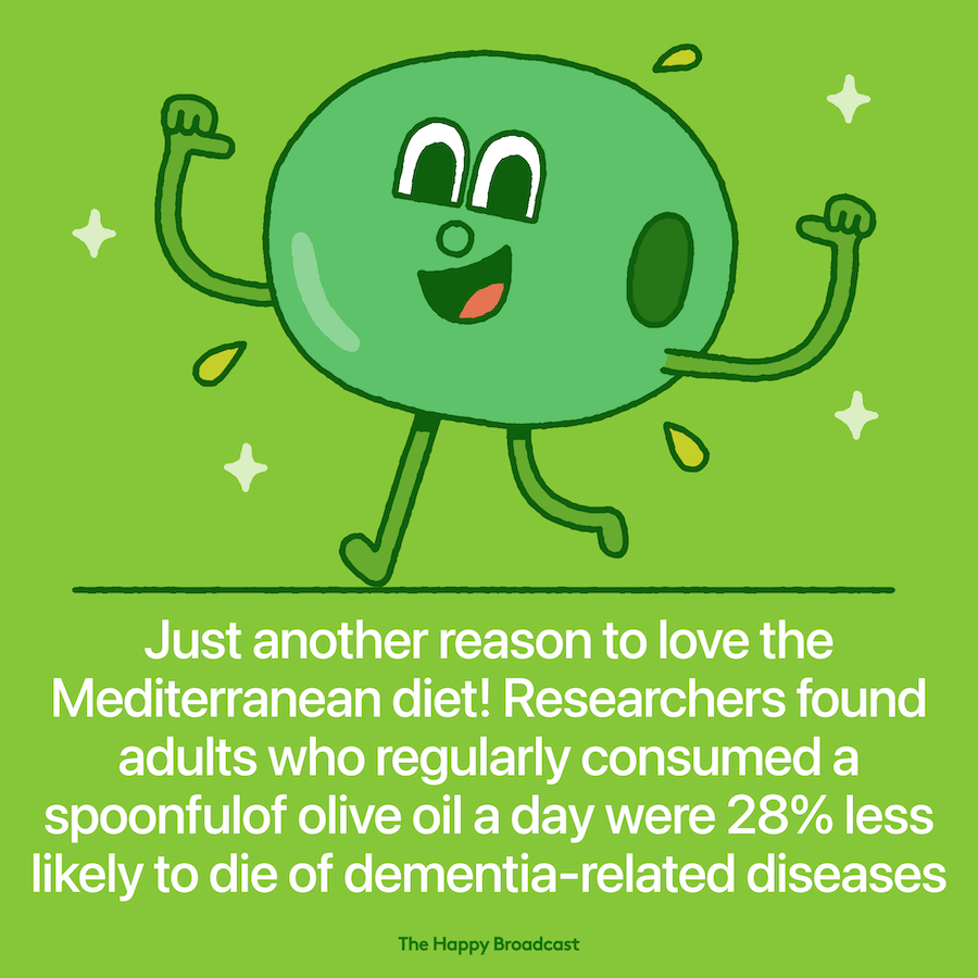 A Spoonful of Olive Oil a Day Can Lower The Risk of Dementia