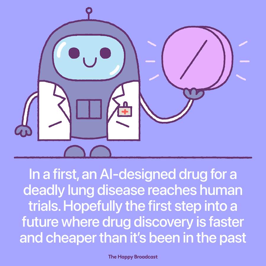 AI designed drug reaches phase 2 trials
