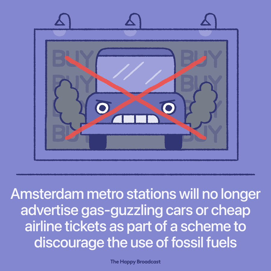 Amsterdam bans fossil fuel ads from its metro