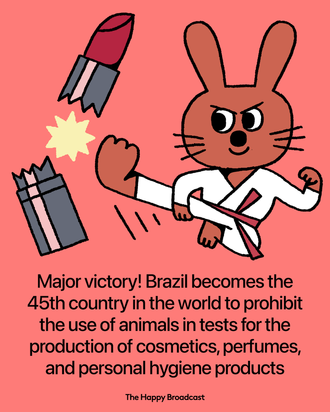 Brazil Enacts Historic Nationwide Ban on Animal Testing in Cosmetics