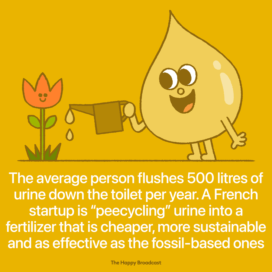 French startups turns urine into sustainable fertilizer