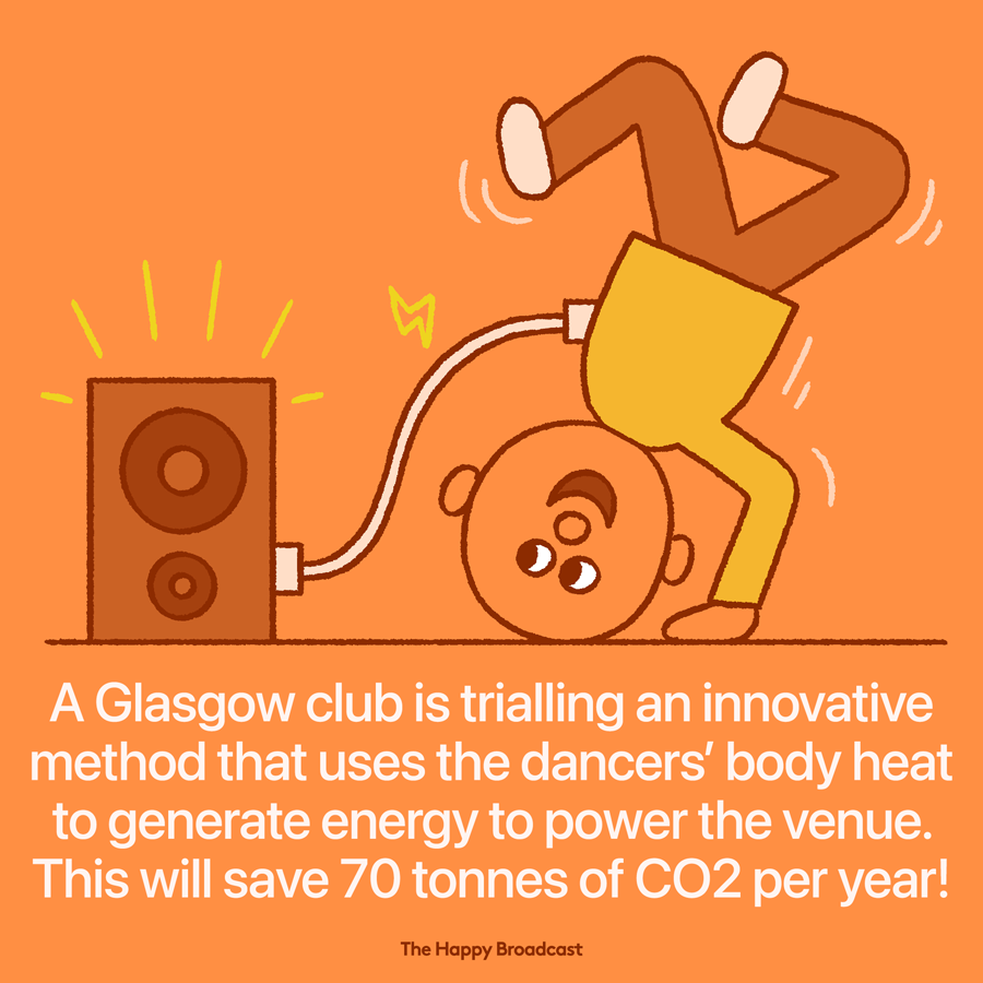 Glasgow club is using dancers body heat to power the venue