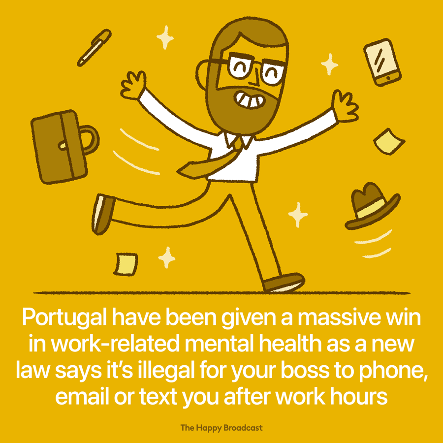 It is illegal for bosses to text workers after hours in Portugal