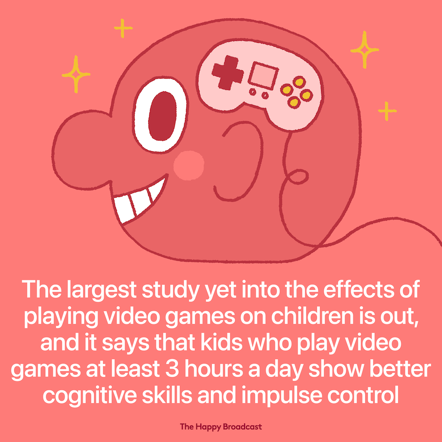 Kids that play video games perform better on cognitive skills