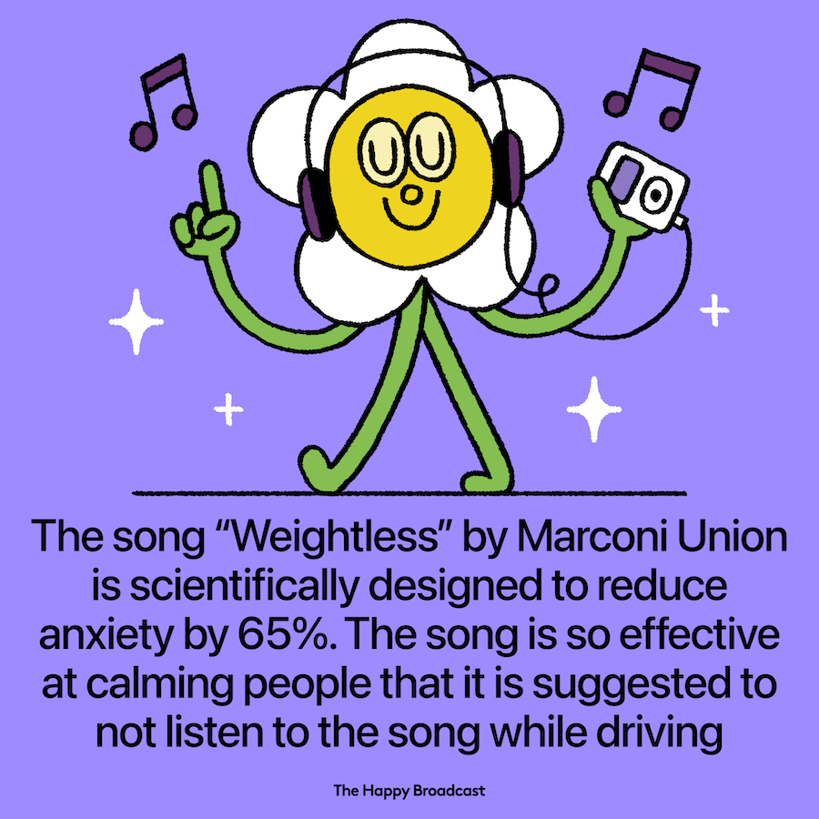 Listed to a Song that Reduces Anxiety