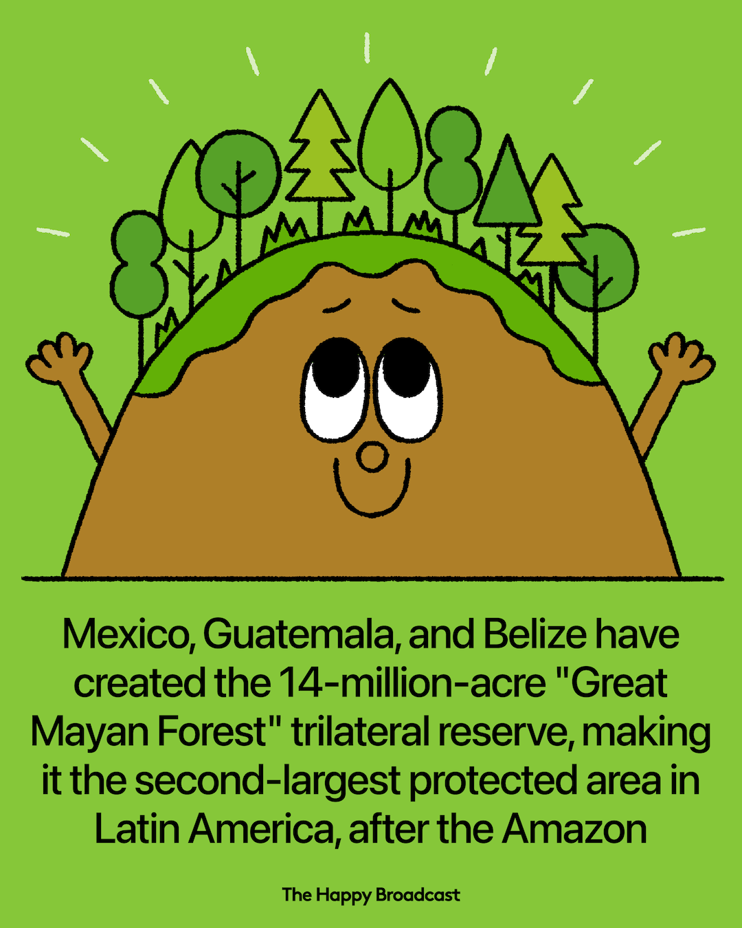 Mexico, Guatemala, and Belize Launch Tri-National Nature Reserve to Protect the Maya Rainforest