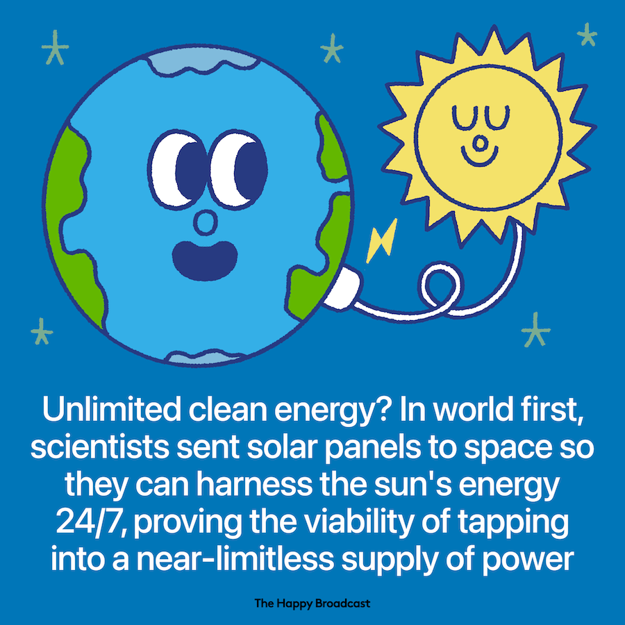 Scientists beam solar power to Earth from space