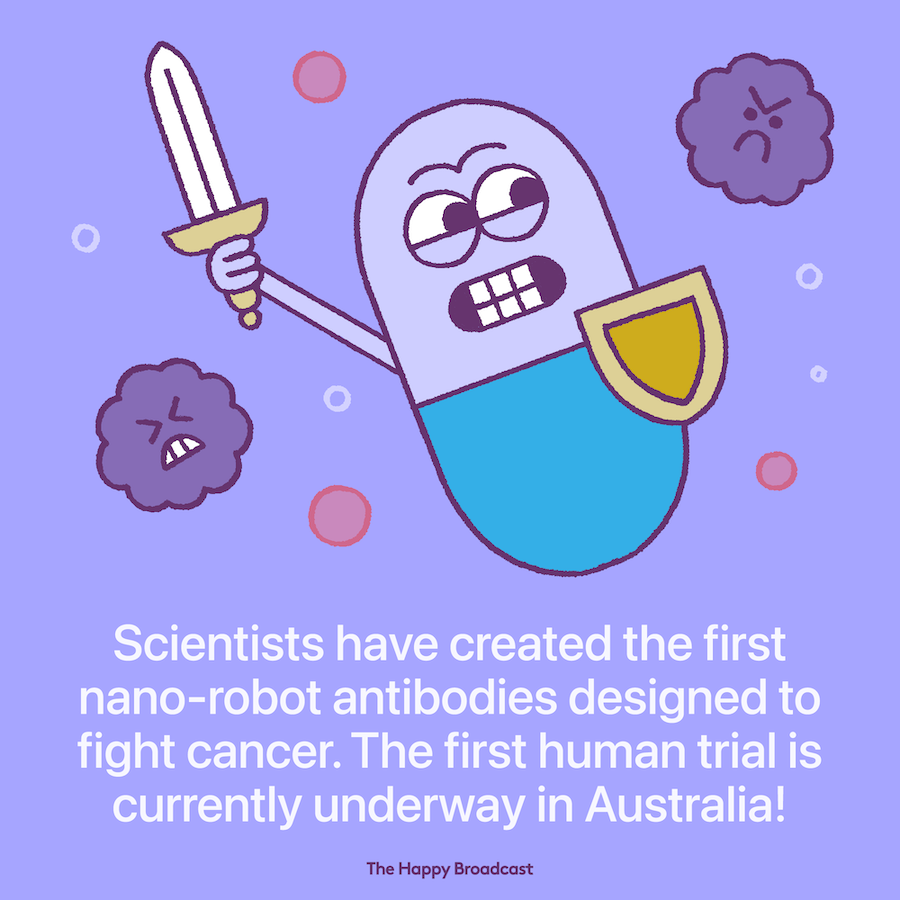 Scientists have created the first nano robot antibodies designed to fight cancer