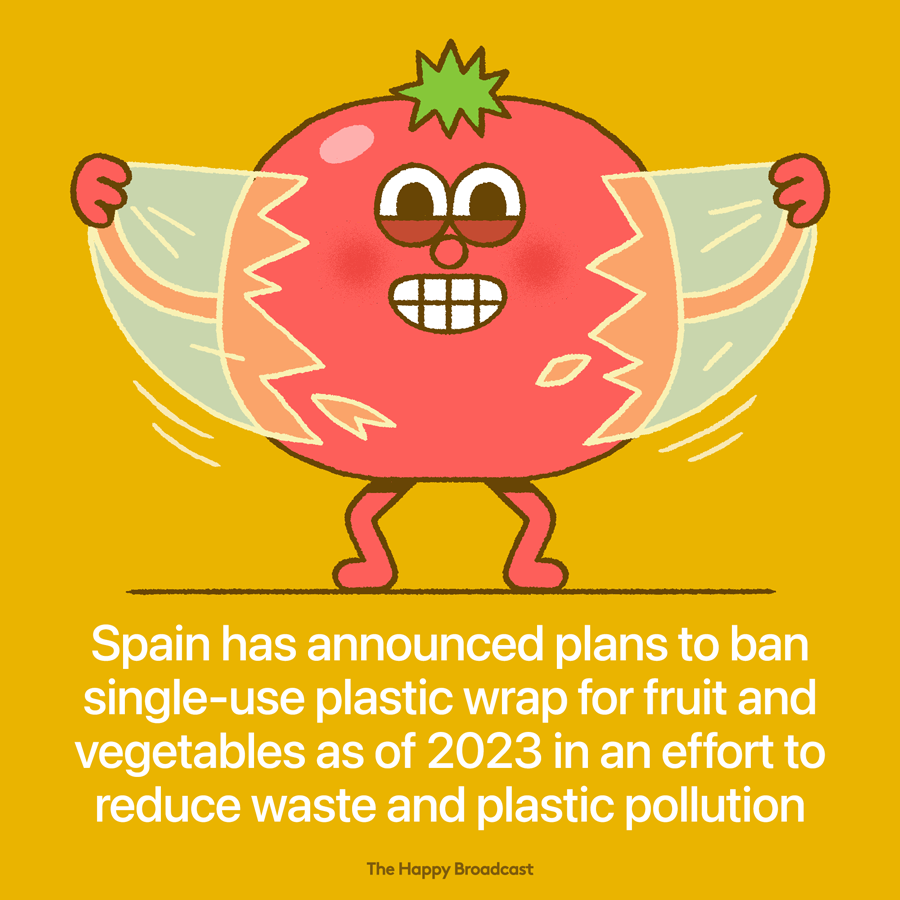 Spain to ban plastic wrap for produce
