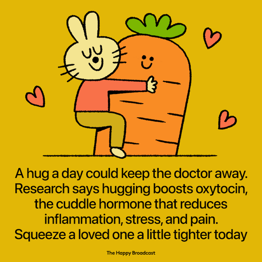 The power of hugs