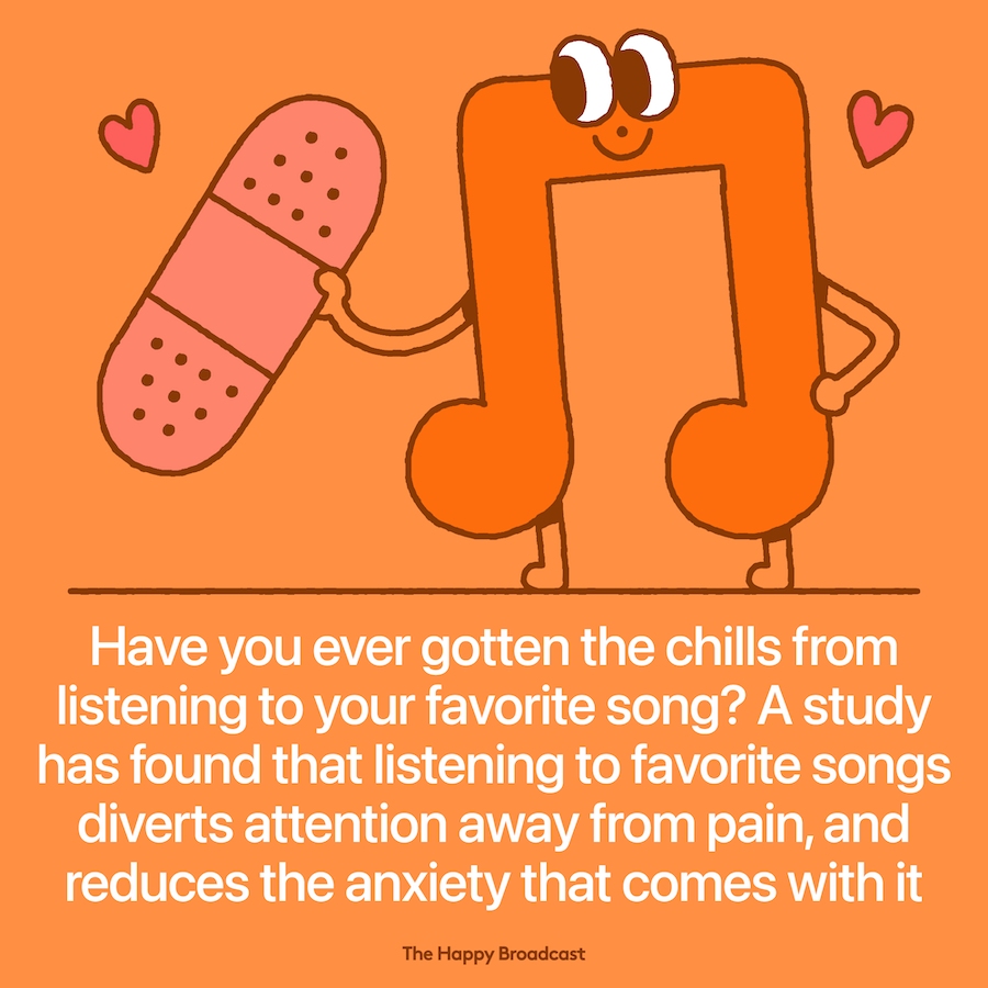 Your favorite music can reduce pain